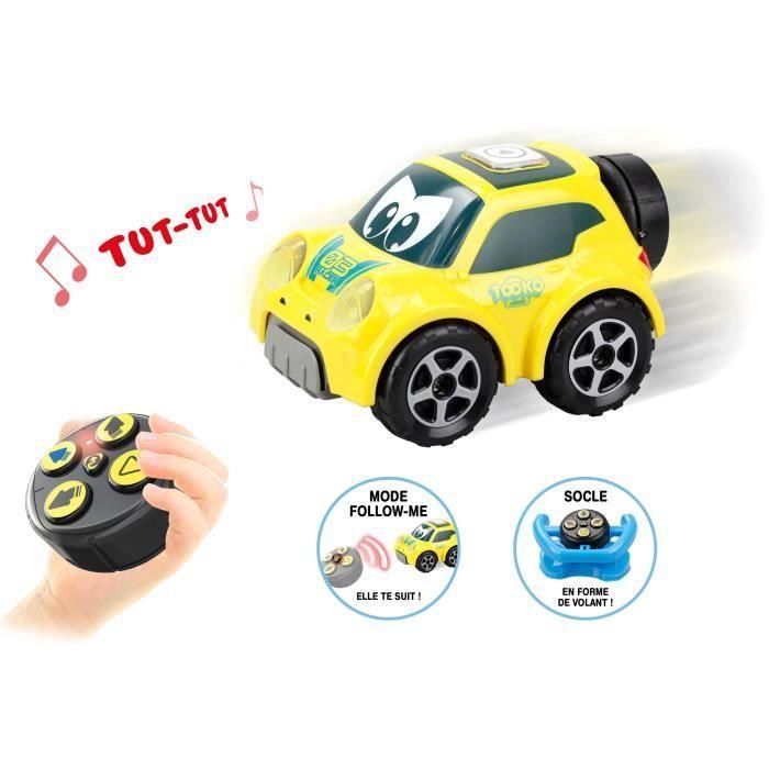 Voiture télécommandée - TOOKO - FOLLOW ME - Yellow - Avec volant - Dès 2 ans