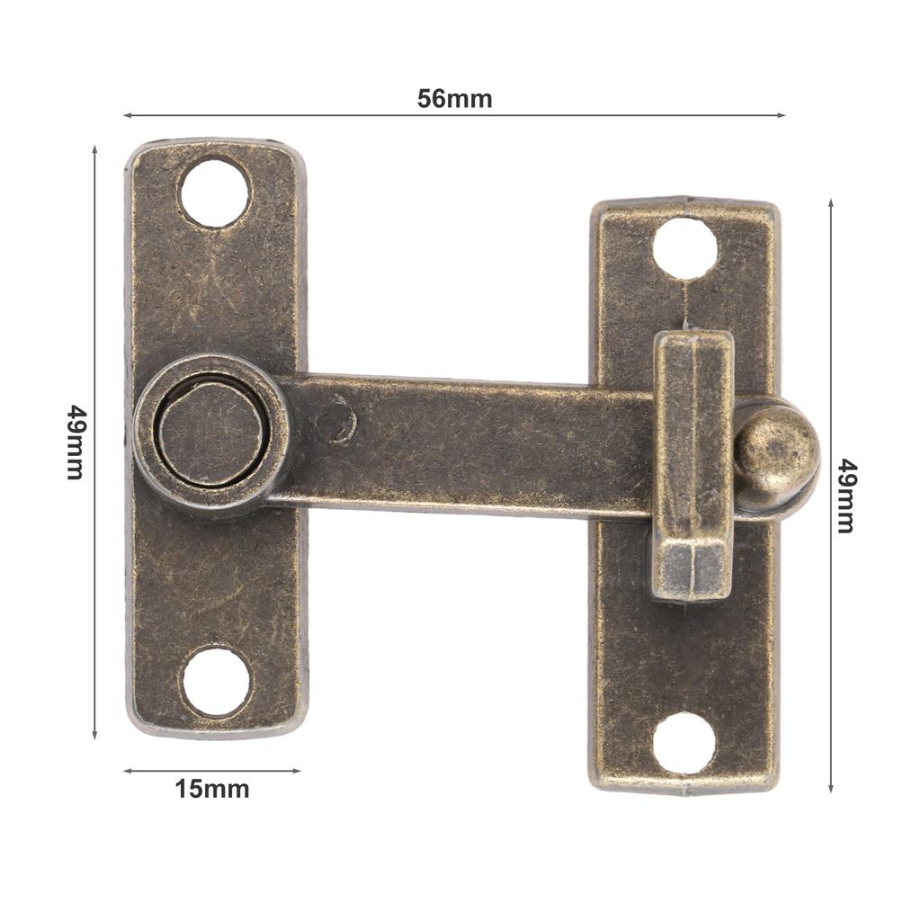 1 PC Sliding Window Door Lock Handle Metal  Door Latch Home Safety Chain Bronze Guard Latch Bolt With Screws Door Home Hardware