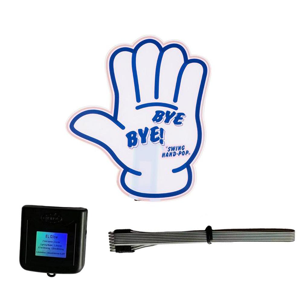 New Windshield Electric LED Car Window Sticker Safety Decals Decoration Sticker Auto Moto Car Stickers Exterior Accessories