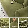 Premium Stretch Jacquard Sofa Cover Polar Fleece Fabric Non Slip Elastic Slipcover For 1-4 Seater Livingroom Furniture Protector