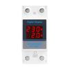 AC50-500V LED Digital Multimeter Voltage Meter DIN Rail Voltage Current Tester Single Phase 220V for Measuring Voltage Current