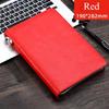 A5 Business Password Notebook with Lock Zipper Bag Notebook Loose Leaf Diary Meeting Minutes Notebook