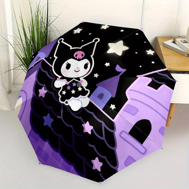 

1pc Castle Night Stars Cute Umbrella with Plastic Handle,Suitable for All Seasons Home Travel Outdoor UmbrellaSanlio063