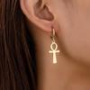 Trendy Personalized Cross Stud Earrings