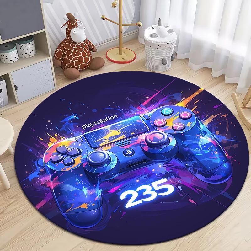 Gamepad HD Printed Round Carpet.soft and Comfortable,exquisite, Living Room,bedroom,sofa,entry Door Mat.table,chair,gift,Rug