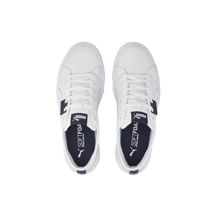 Puma Ever Cv Casual Skateboarding Shoes Unisex White Black Men's 383865-04