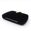 Elegante Abend-Clutch-Taschen Samt-Handtasche Handtasche mit Blatt-Schnalle Ketten-Schultertasche Cocktail-Hochzeitsfeier Abschlussball-Tasche