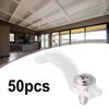 For 5050 LED Strip Light Bar 50*Clips+50*Screws/100*Clips+100*Screws Ultra-Thin