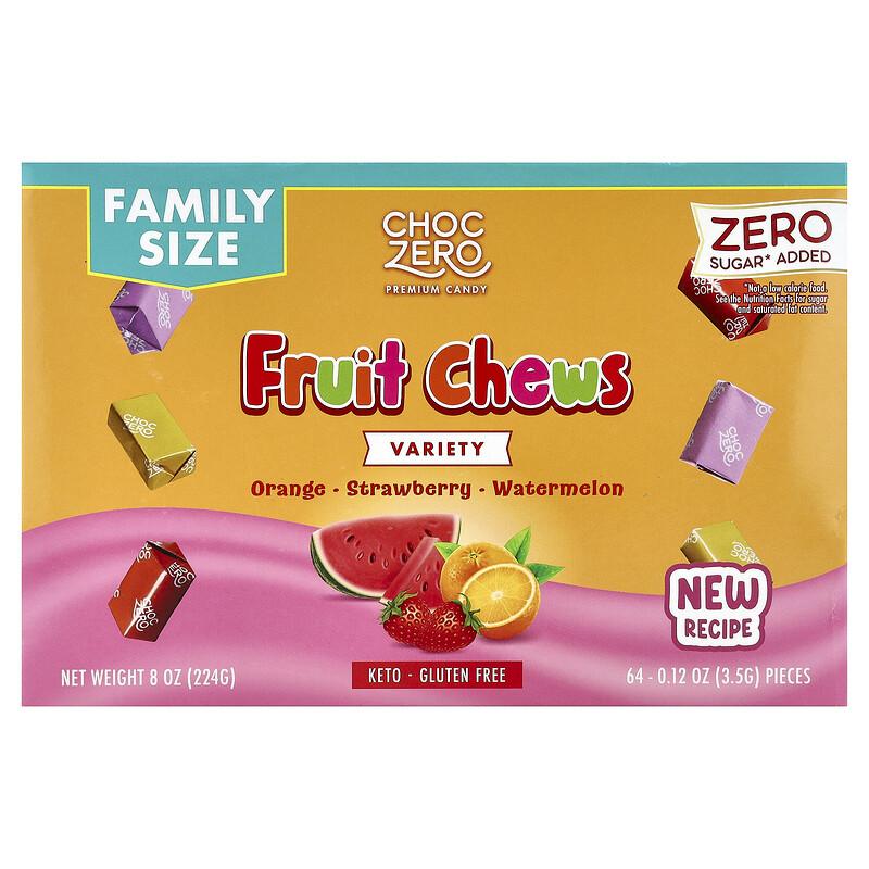Bonbons à mâcher aux fruits, Variété, 64 pièces, 8 oz (224 g)