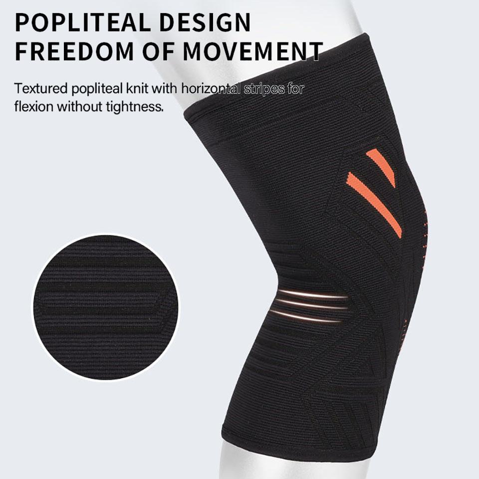 1Pcs 3D Woven Knee Pads Breathable Elastic Anti-Slip for Hiking Cycling Running Basketball Sports