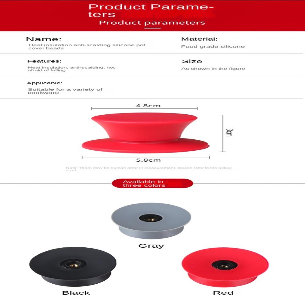 Silicone Pot Lid Knob Handle Replacement Pan Lid Handle Pot Lid Cover Kitchen