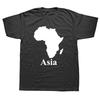AFRICA ASIA Birthday Funny Unisex Graphic Fashion New Cotton Short Sleeve T Shirts ONeck Harajuku Tshirt