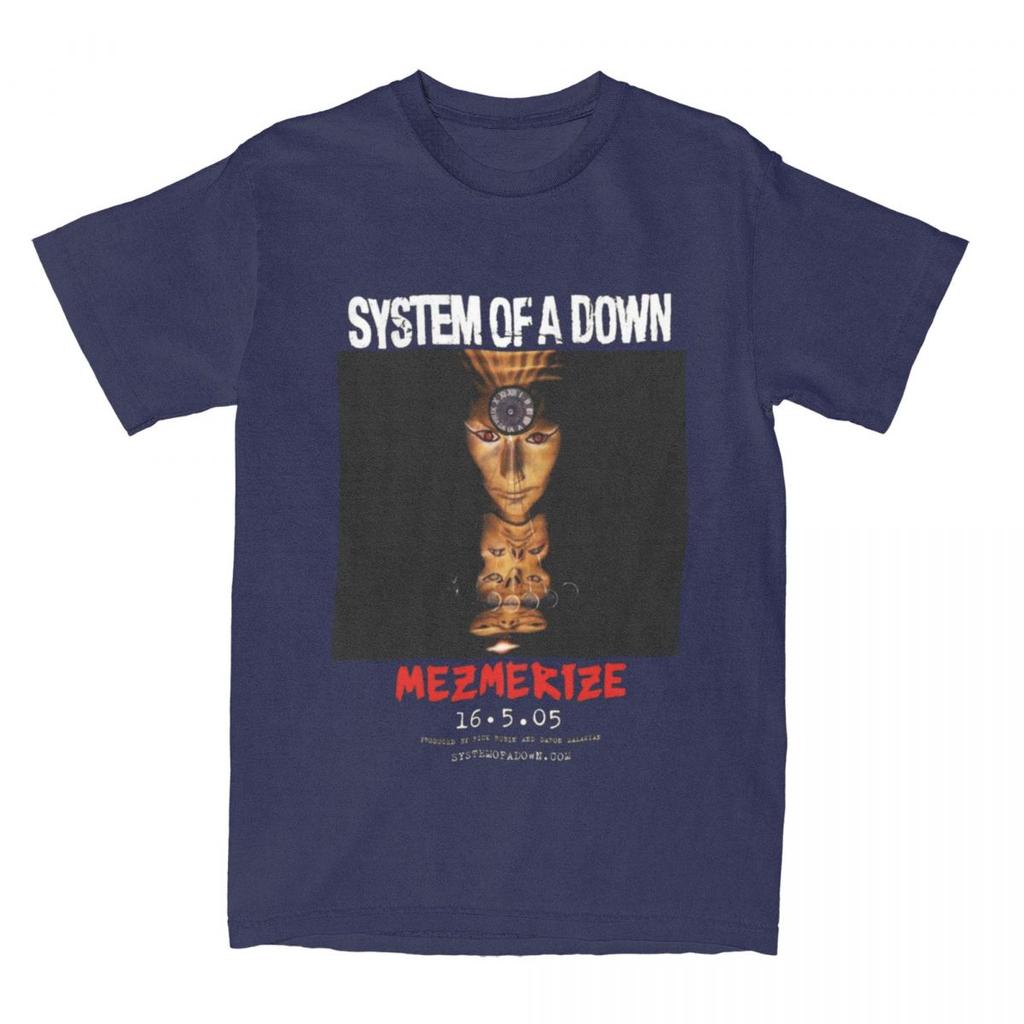 Systemed Of A Down T-Shirt Summer hypnotize music Aesthetic T-Shirts Cotton Fashion Tshirt For Men Short Sleeve Casual Clothing