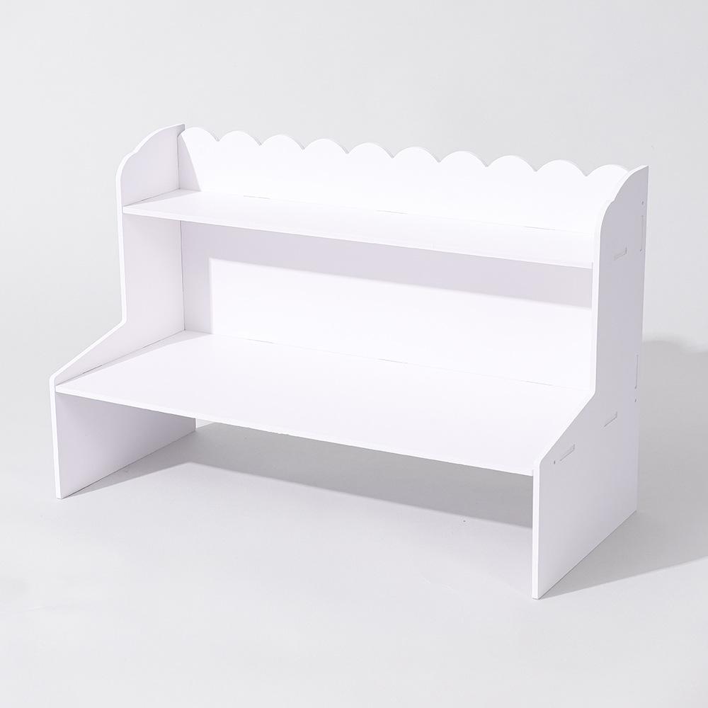 

Двухъярусная кружевная настольная полка для хранения с выдвижным ящиком, многоярусная конструкция