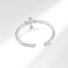 Exquisite Silver Color Ring for Women Timeless Christian Cross Ring New Fashion Party Gift Jewelry