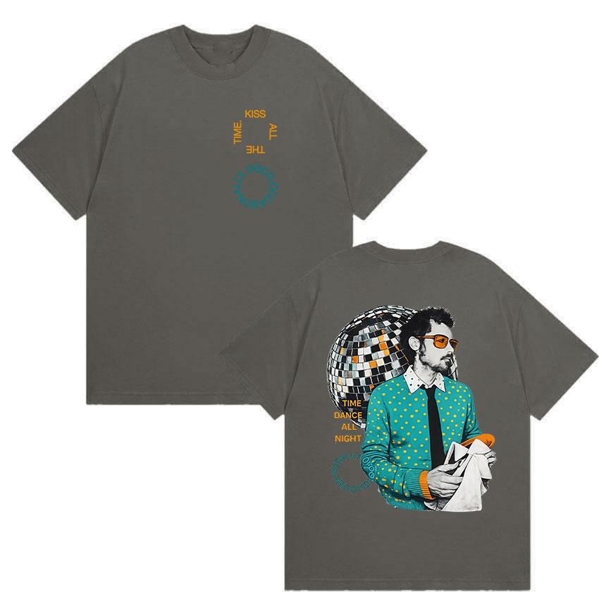 Harry Styles Kiss All The Time Disco Occasionally Tour T-shirts Men's Vintage Oversized Cotton Y2K Top