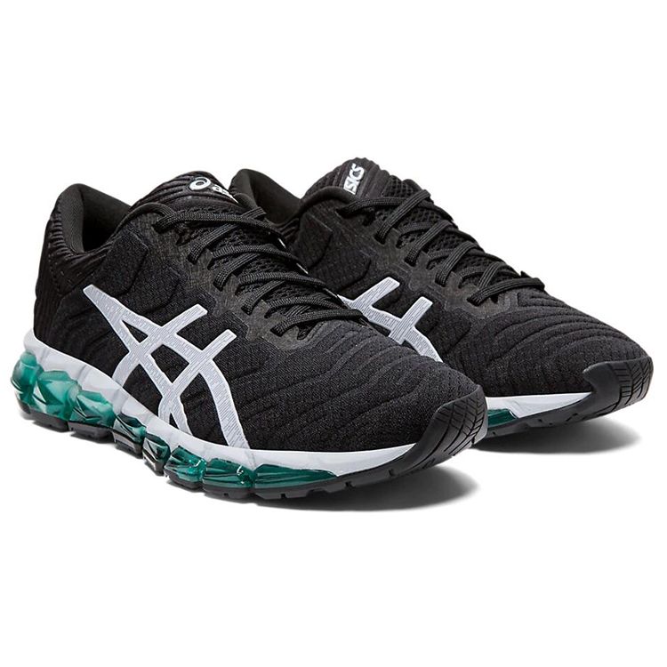 Asics Scarpe da ginnastica da donna Gel Quantum 360 5 Nero Verde Grigio Piemonte 1022A104-001
