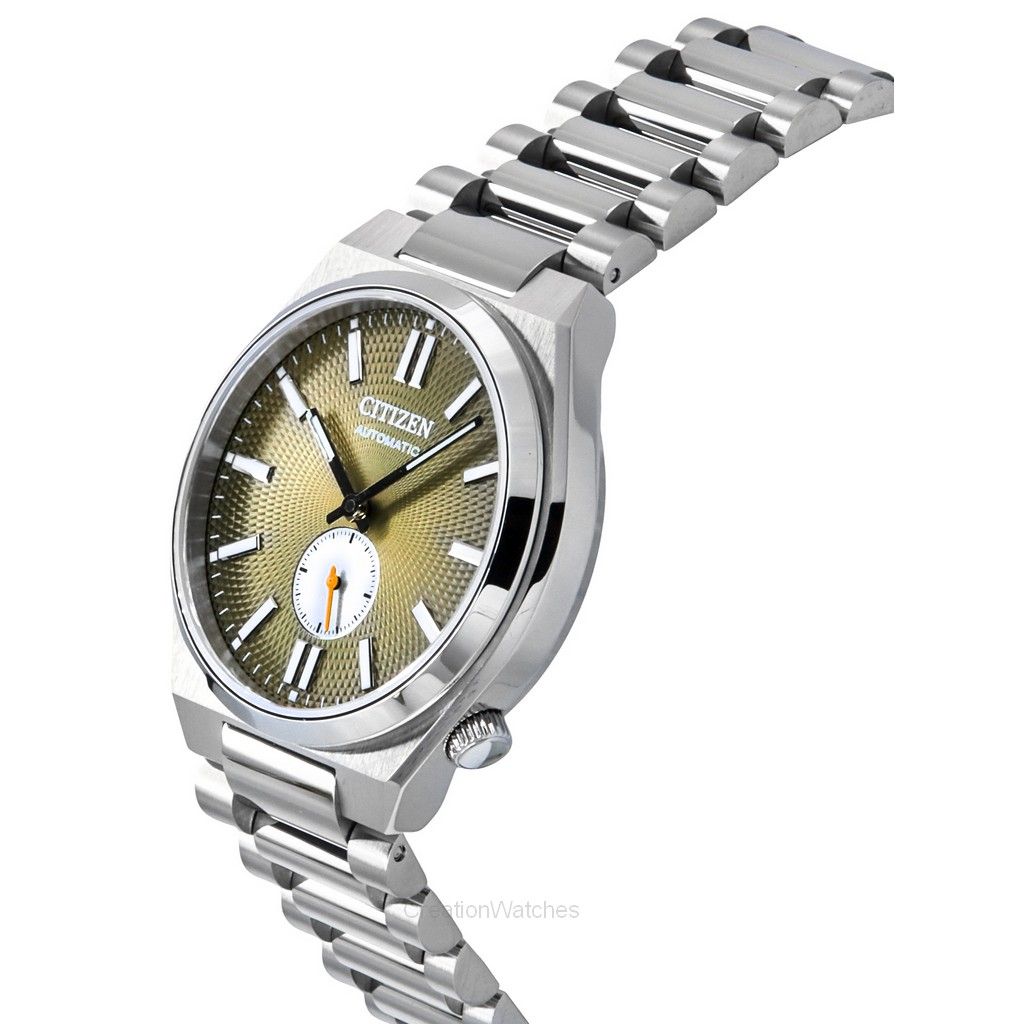 Citizen Tsuyosa Small Second Stainless Steel Textured Green Dial Automatic NK5010-51X Men's Watch