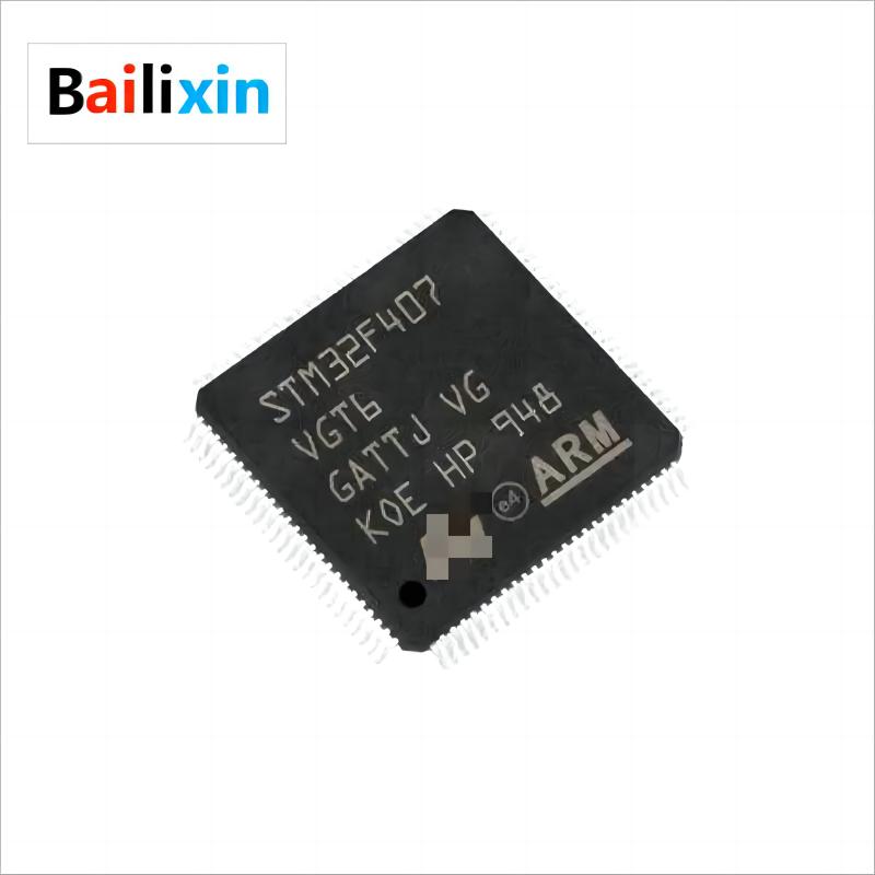 

10 шт. микроконтроллер STM32F407VGT6 ARM, 168 МГц, 1 МБ флэш-памяти (ЛКФП-100).