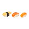 3Pcs Sushi Dog Toy Simulation Sushi Shape Soft Latex Dog Squeaky Food Toys for Small and Medium Dogs