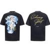 Trendy brand REPRESEN classic slogan printed male and female couples crew neck pullover cotton short-sleeved T-shirt high street