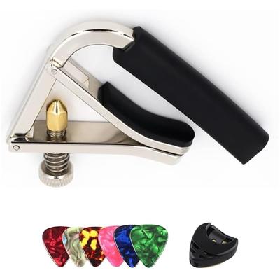 Exclusive Guitar Capotast Luxury One Touch Guitar Capotast Acoustic Guitar Acoustic Guitar Electric Guitar Capotast For Folk Guitar [Amazon Brand]