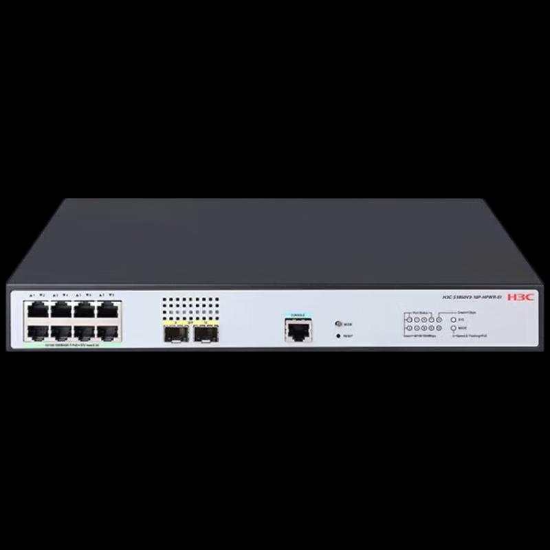 

H3C S1850V3-10P-HPWR-EI Gigabit Layer 2 Web Managed PoE Switch