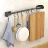 Hole-free Hook White Minimalist Multifunctional Stainless Steel Wall Shelves Storage Utensils Holder Kitchen Accessories Organizer High Quality