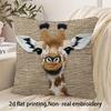 Unique 2D Printed Double-sided Printed Pillow Cover Short Plush Suitable Living Rooms Bedrooms Sofas Throw Cushion Cover