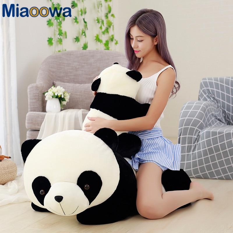 Cute Baby Big Giant Panda Bear Plush Stuffed Animal Doll Animals Toy Pillow Cartoon Kawaii Dolls Girls Lover Gifts