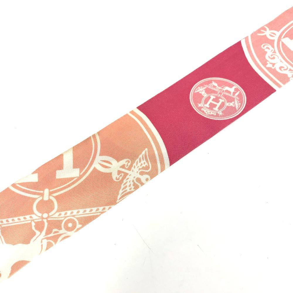 Hermes Twilly Scarf Silk Pink