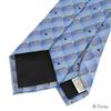 [Disney] Necktie (Three Circle Silhouette Gradient Check Pattern) D50037 Light Blue