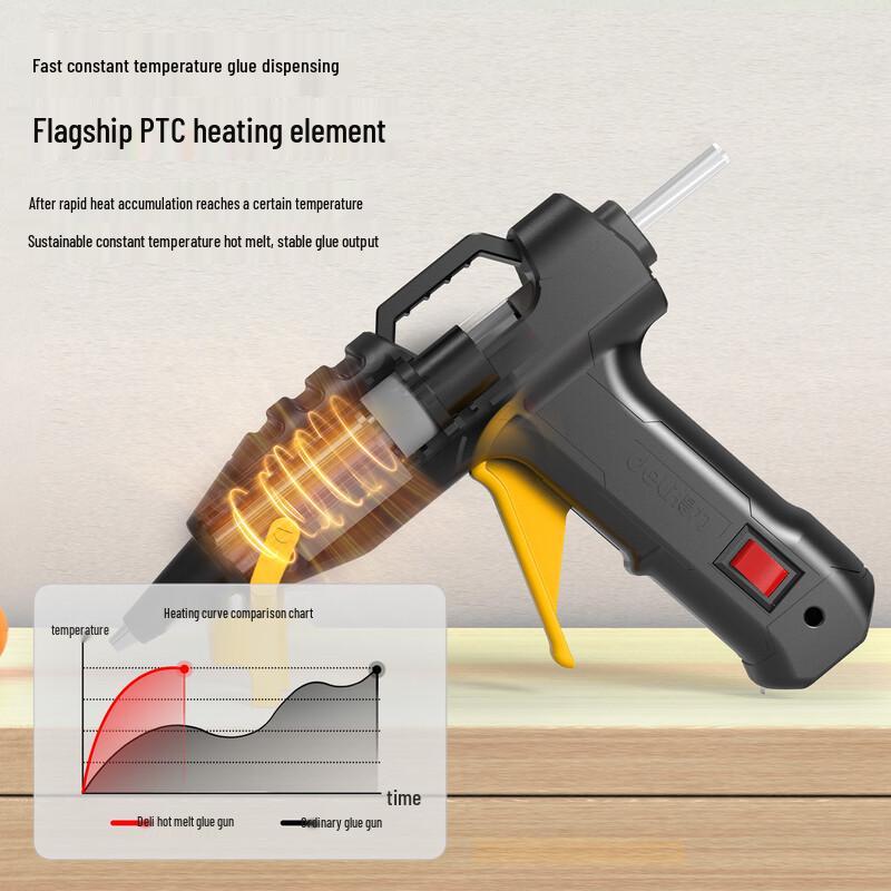Deli Hot Melt Glue Gun Set