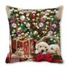 Santa Claus Sleeper Christmas Tree Dog Bunny Decorative Pillow Set Bedroom Sofa Dining Room Pillow Cover