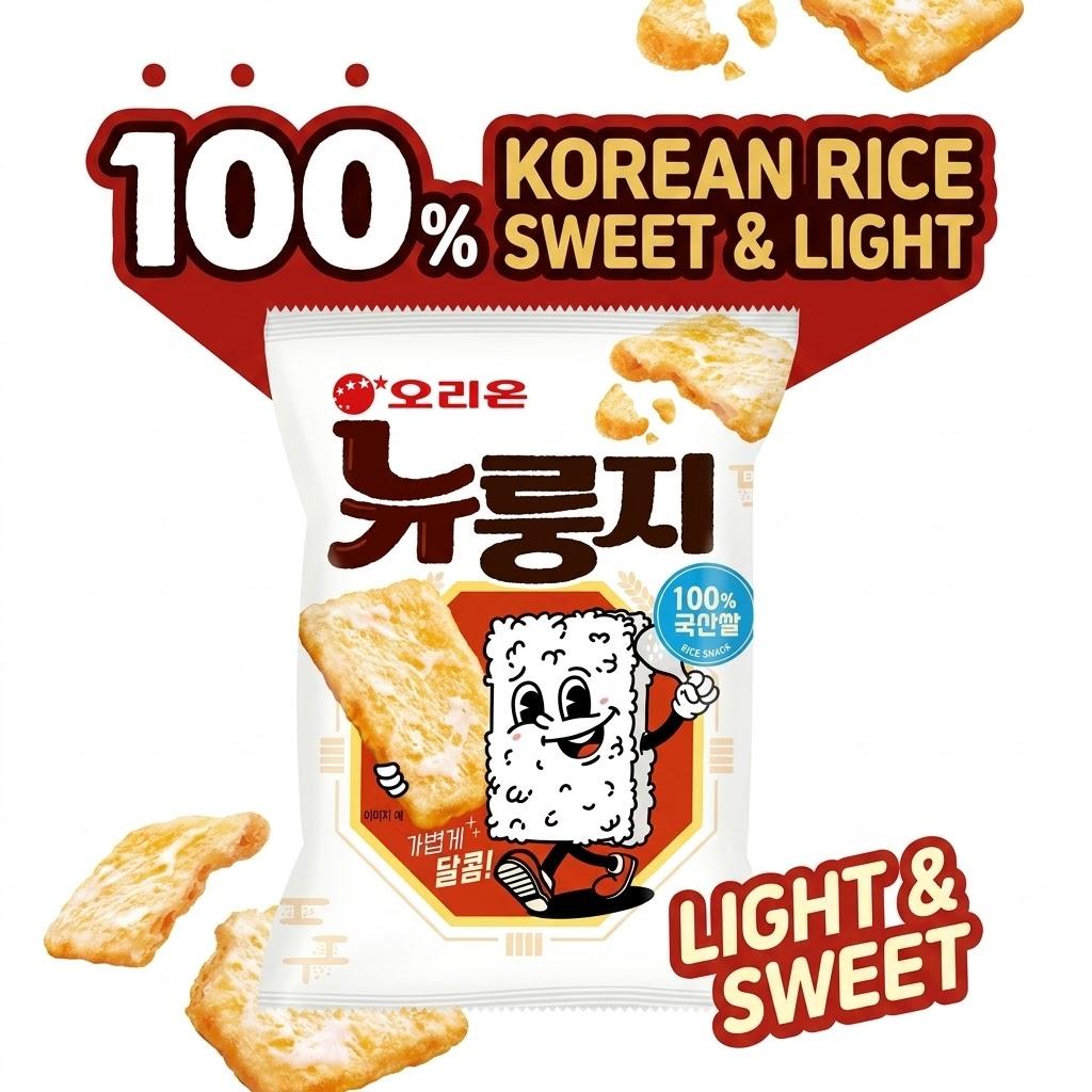 Orion New Nurungji Rice Snack 63g / 75g / 124g ( 8 Options)