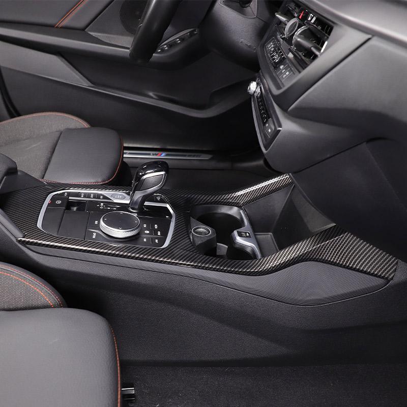 ABS Carbon Fiber For BMW 1 Series 2 Series F40 F44 2020-2025 Car Center Control Panel Frame Decoration Sticker Car Accessories