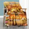 Biene Maja Customize Your Name Blanket Cozy Customizable Blanket Warmthful Decor Perfect for Office Office Chair Living Room Home Decor