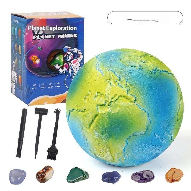 Planet Digging Exploration Kit Hidden Colorful  Safe Digging Tools Fun Interactive Toy for Kids Party Favors A1