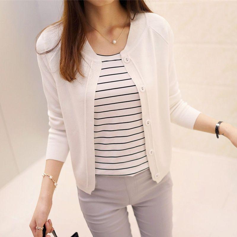 Women's Lightweight Knitted Cardigan - New 2026 Trendy Spring/Autumn Sweater Jacket