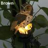 1 Pack Outdoor Solar LED Light Squirrel Light Waterproof Garden Landscape Squirrel Shape Decorative Light for Garden Yard