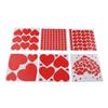 6Pcs Valentine\\\'s Day Love Heat Stickers Self Adhesive  Valentine\\\'s Day Wall Stickers for An