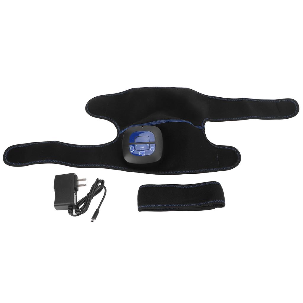 Elektrische Knieheizmanschette 2 Stufen Muskelkelschmerzlinderung Vibrationsmassagepad für Schulter Bein