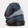 Fashion Washed Denim Beret Hat Short Brim Vintage Newsboy Cap Adjustable Peaked Cap Unisex