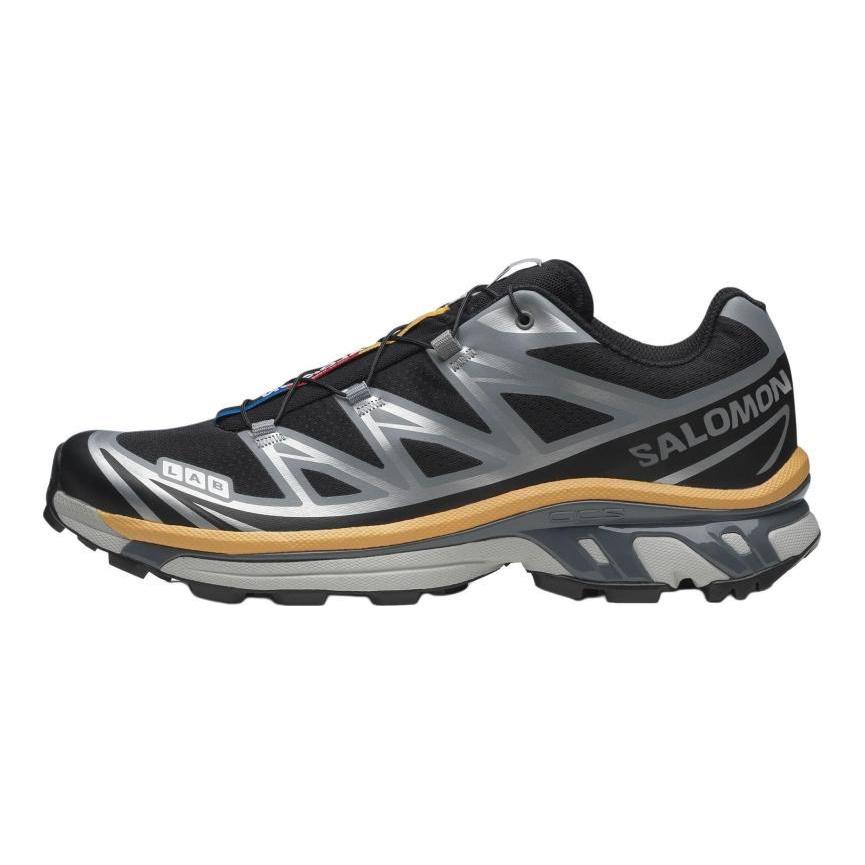 SALOMON Scarpe da Ginnastica Casual Basse XT 6 Antiscivolo Resistenti all'Usura Unisex Sneakers Nere 477394