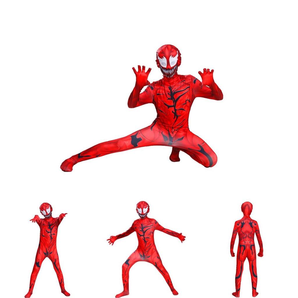 Tuta Venom Let There Be Carnage Cletus Kasady Cosplay Per Adulti e Bambini