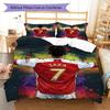 Bukayo Saka player Bedding Quilt Set Quilt Cover Pillowcase Home Decoration Birthday Gift (1 * duvet cover + 2 * pillowcase, without core)