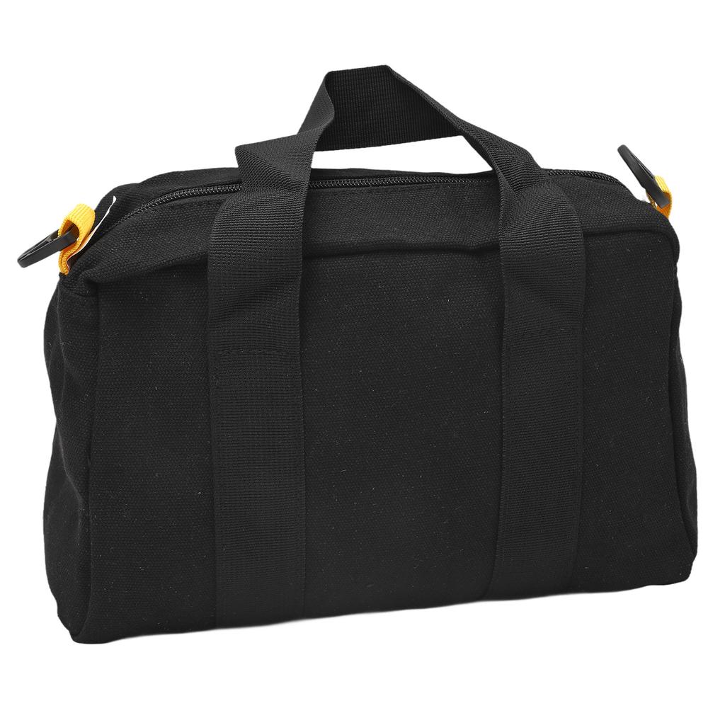 Electrician Tool Pouch Wide Mouth Large Capacity Waterproof Portable Canvas Tool Bag for Wrench Screwdriver Pliers 12in