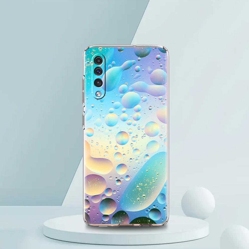 Gradient Color Water Transparent Phone Case for Samsung Galaxy A16 A14 A12 A22 A24 A42 A02 A03S A06 A50 A20 A30 A40 Soft Cover