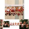 Merry Christmas Dancing Ornaments Featuring Festive Santa Snowman Reindeer Bear Decorations