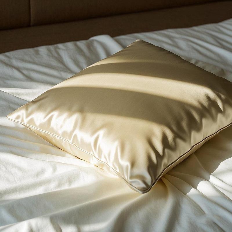 Jmg Clothing Unisex 100% Satin Silk-Like Pillowcase Cover 40X40cm 45X45 50X50 60X60cm Solid Smooth Cushion For Sofa Bed Chair Home Decor Pillow Case